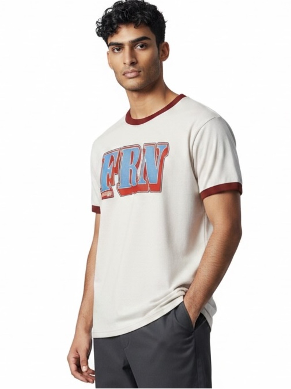 Foreign NWOT White Short-Sleeve Tee Retro